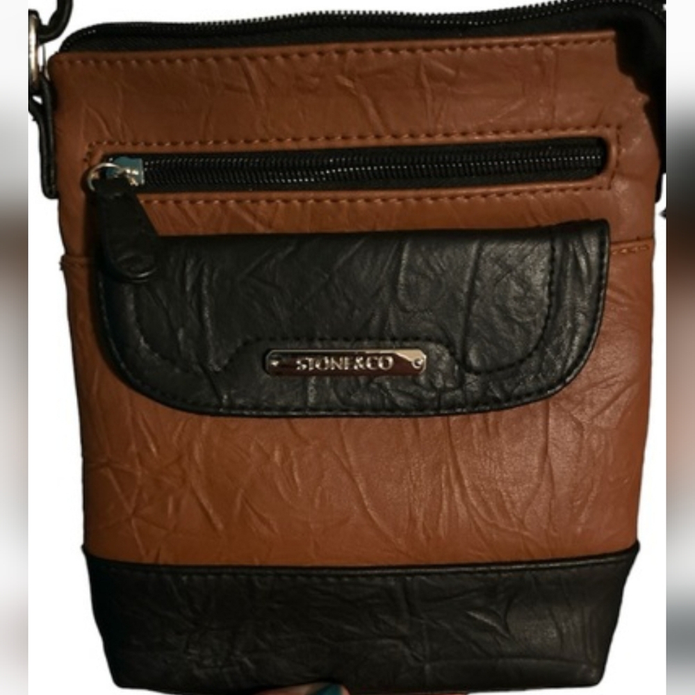 STONE & CO. Leather Crossbody Purse-NewWT